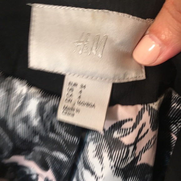 H&M Black Jacket with Bow Trim - Picture 2 of 4